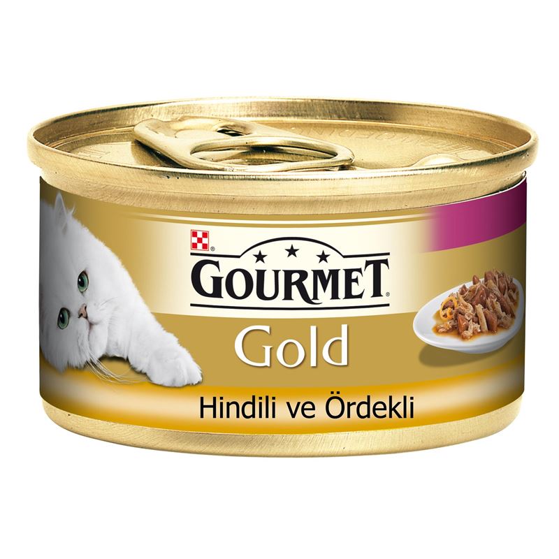 Gourmet Gold Hindili Ördekli Kedi Konservesi 85gr