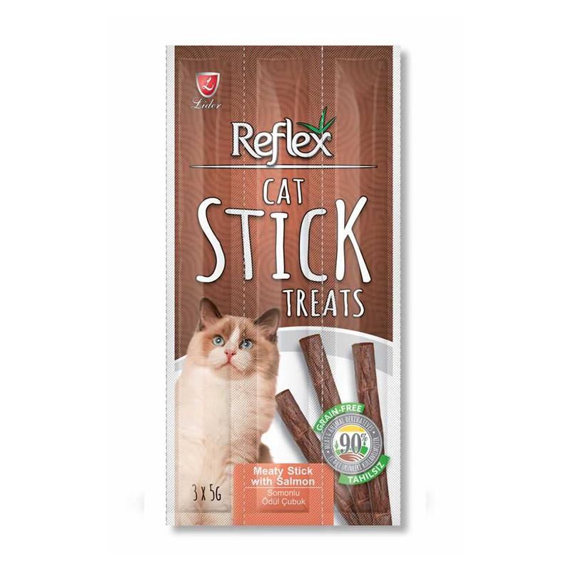 Reflex Cat Stick Somonlu Kedi Ödül Çubuğu 5 Gr 3'lü