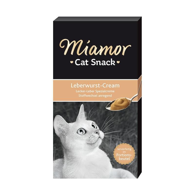 Miamor Cream Ciğerli Kedi Ödül Maması 6x15gr