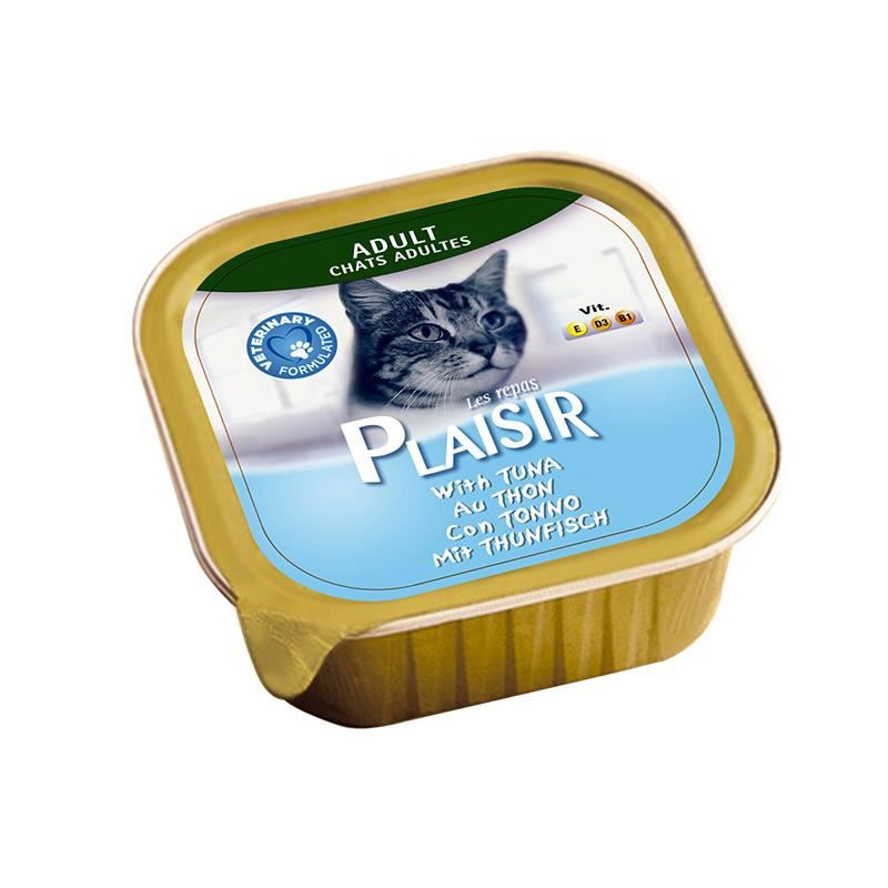 Plaisir Pate Tuna Balıklı Kedi Konservesi 100 Gr