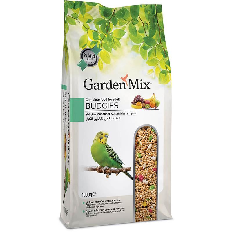 Gardenmix Platin Meyveli Muhabbet Kuşu Yemi 1 Kg