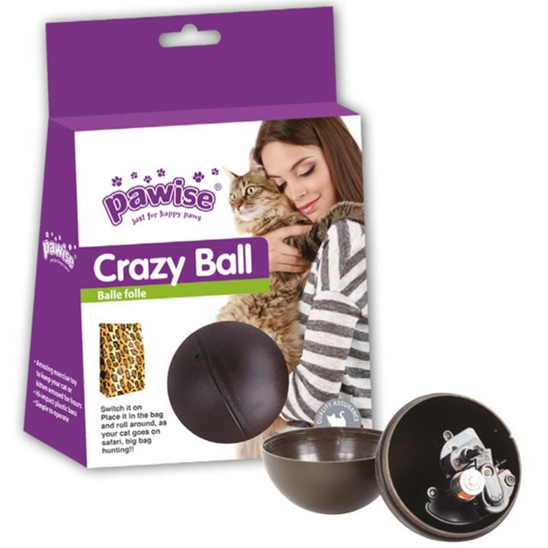 Pawise Crazy Ball Hareketli Kedi Topu 8,5 Cm