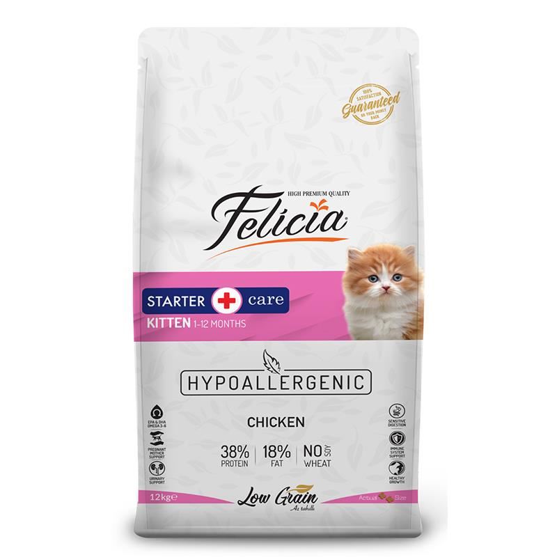 Felicia Kitten Az Tahıllı Tavuklu Yavru Kedi Maması 12kg