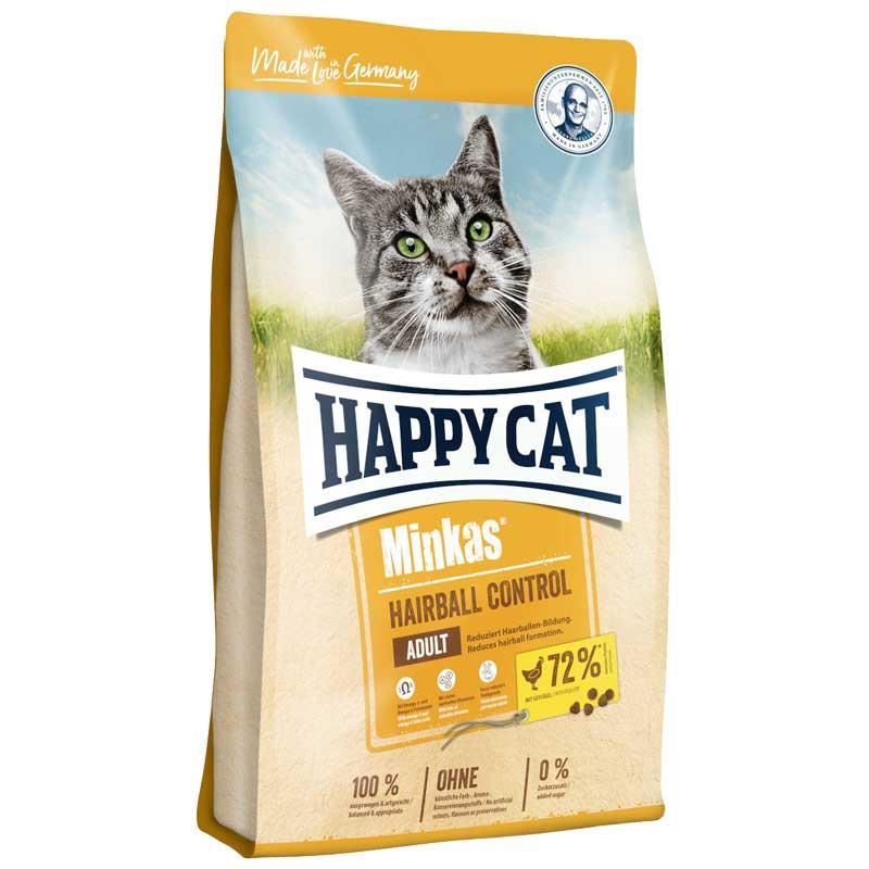 Happy Cat Minkas Hairball Tavuklu Yetişkin Kedi Maması 1,5 kg