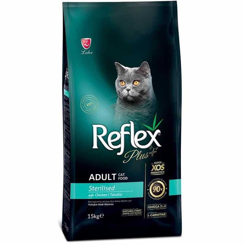Reflex Plus Tavuklu Kısırlaştırılmış Kedi Maması 15kg
