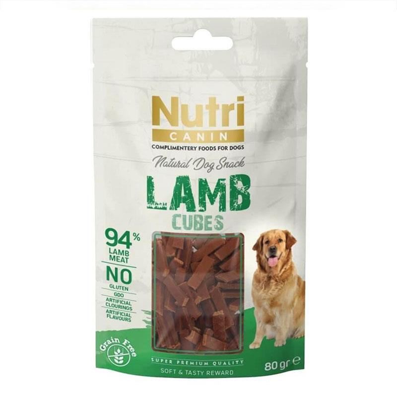 Nutri Canin Lamb Cubes Snack Köpek Ödülü 80 Gr