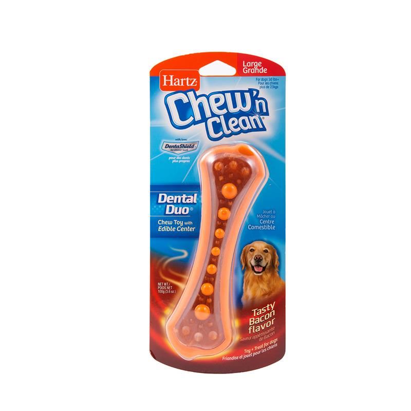 Hartz Cnc Dental Duo Lg Dtoy Diş Temizleme Kemiği Köpek Oyuncağı Large