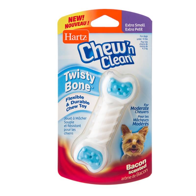 Hartz Cnc Twisty Bone XSmall Pastırmalı Kemik Köpek Oyuncağı