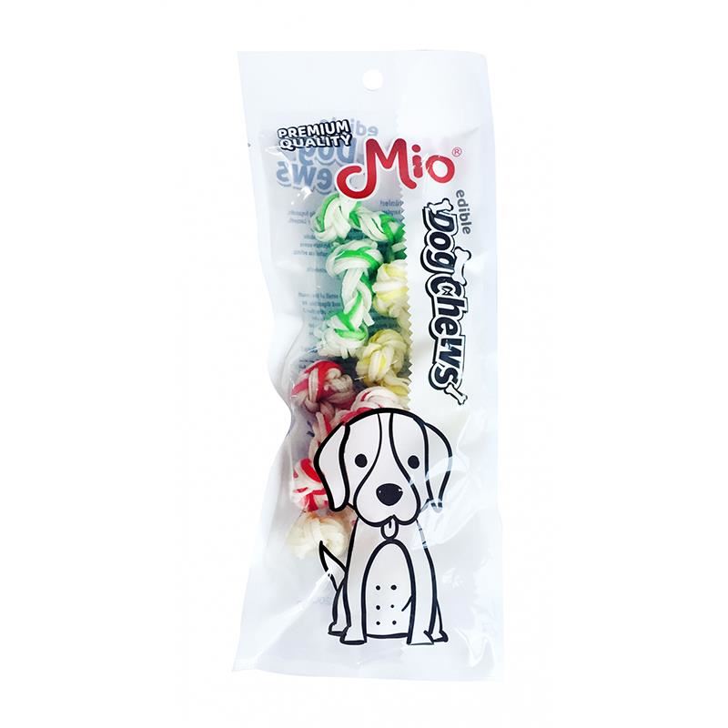 Mio Düğüm Köpek Çiğneme Kemiği Renkli 6cm x8 8gr