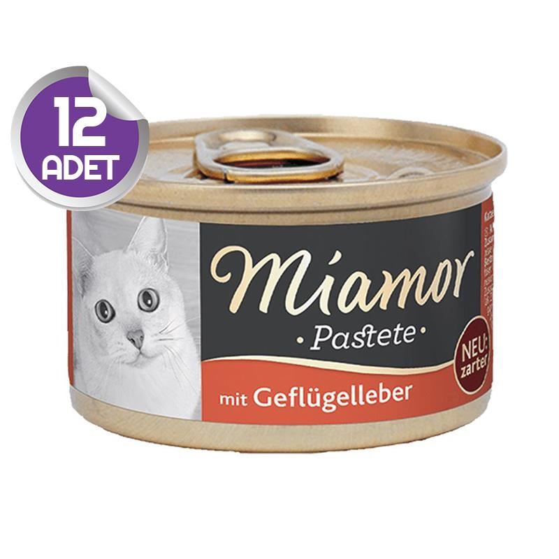 Miamor Pastete Ciğerli Yetişkin Kedi Konservesi 85gr x12