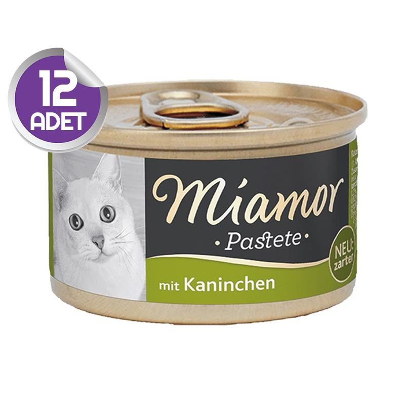 Miamor Pastete Tavşanlı Yetişkin Kedi Konservesi 85gr x12