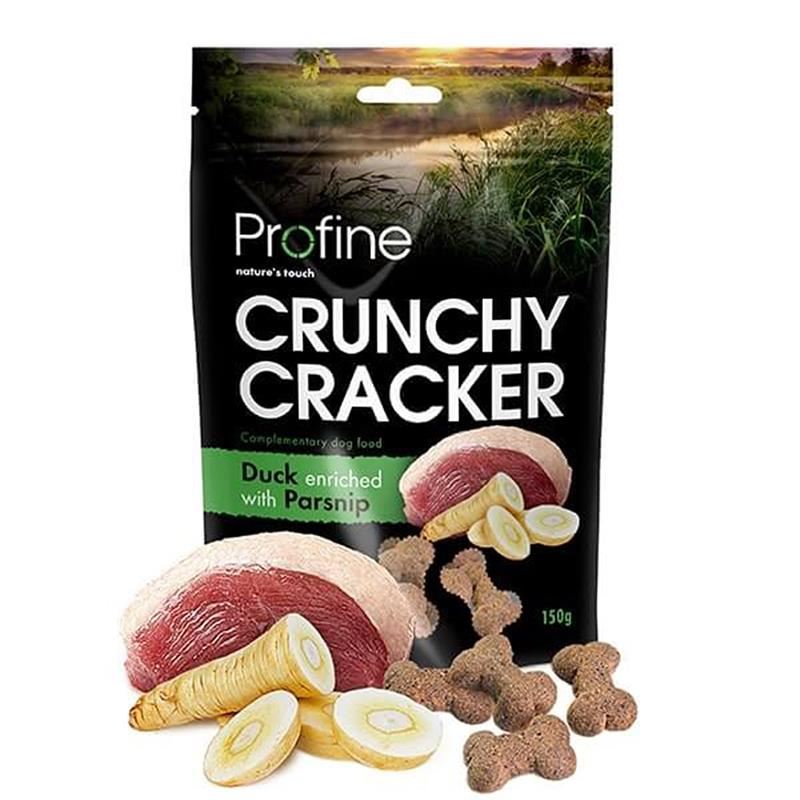 Profine Crunchy Cracker Ördekli Yaban Havuçlu Köpek Krakeri 150 Gr