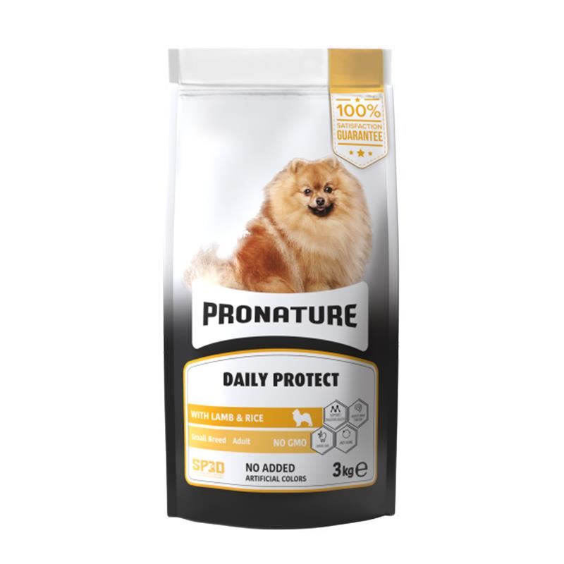 Pronature Daily Small Küçük Irk Kuzulu Yetişkin Köpek Maması 3kg