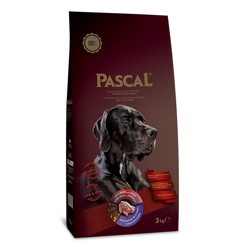 Pascal Kuzu Etli Yetişkin Köpek Maması 3 Kg