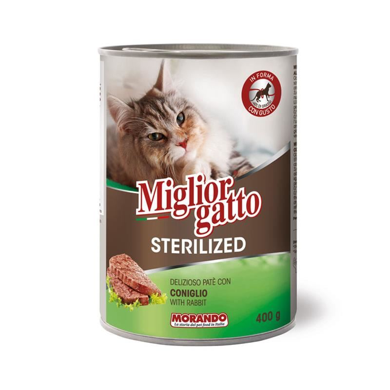 Miglior Gatto Pate Tavşanlı Kısır Kedi Konservesi 400 Gr