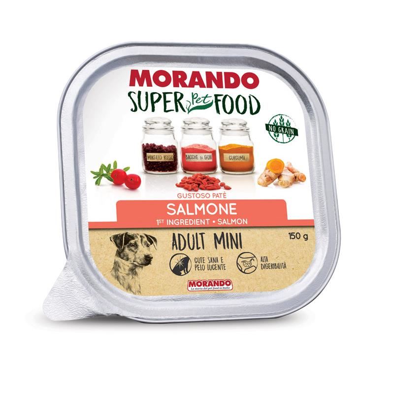 Morando Super Food Mini Tahılsız Somonlu Ezme Köpek Konservesi 150 Gr
