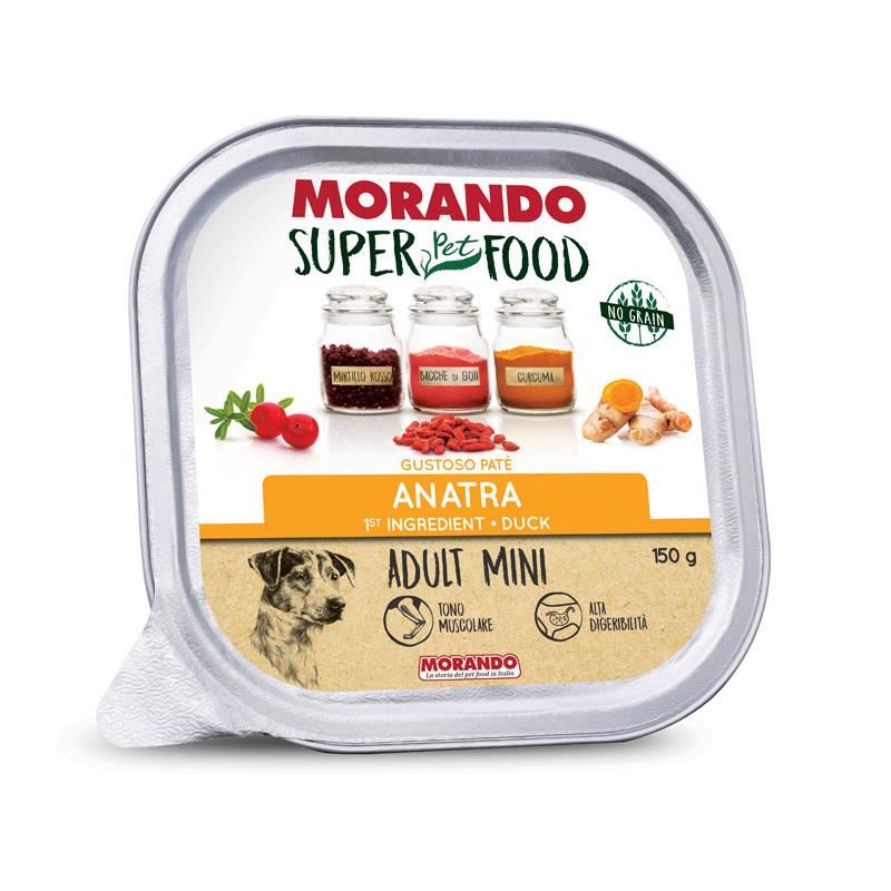 Morando Super Food Mini Tahılsız Ördekli Ezme Köpek Konservesi 150 Gr