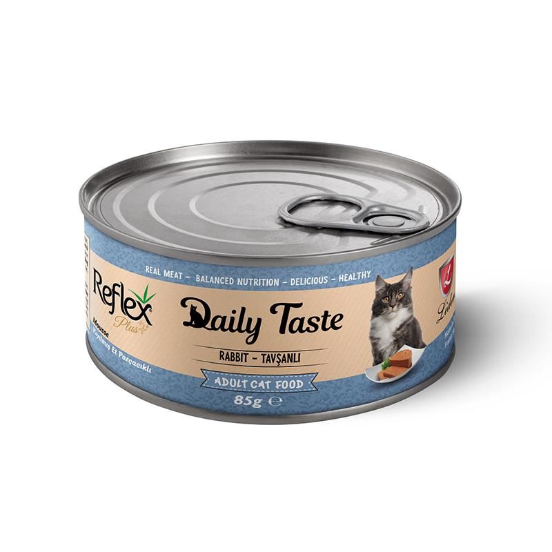 Reflex Daily Taste Mousse With Rabbit Tavaşanlı Kıyılmış Kedi Konservesi 85 Gr