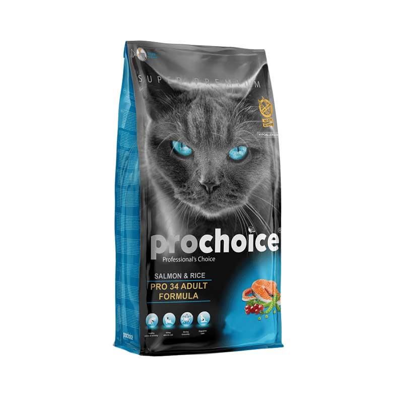 ProChoice Pro34 Somonlu ve Pirinçli Kedi Maması 2kg