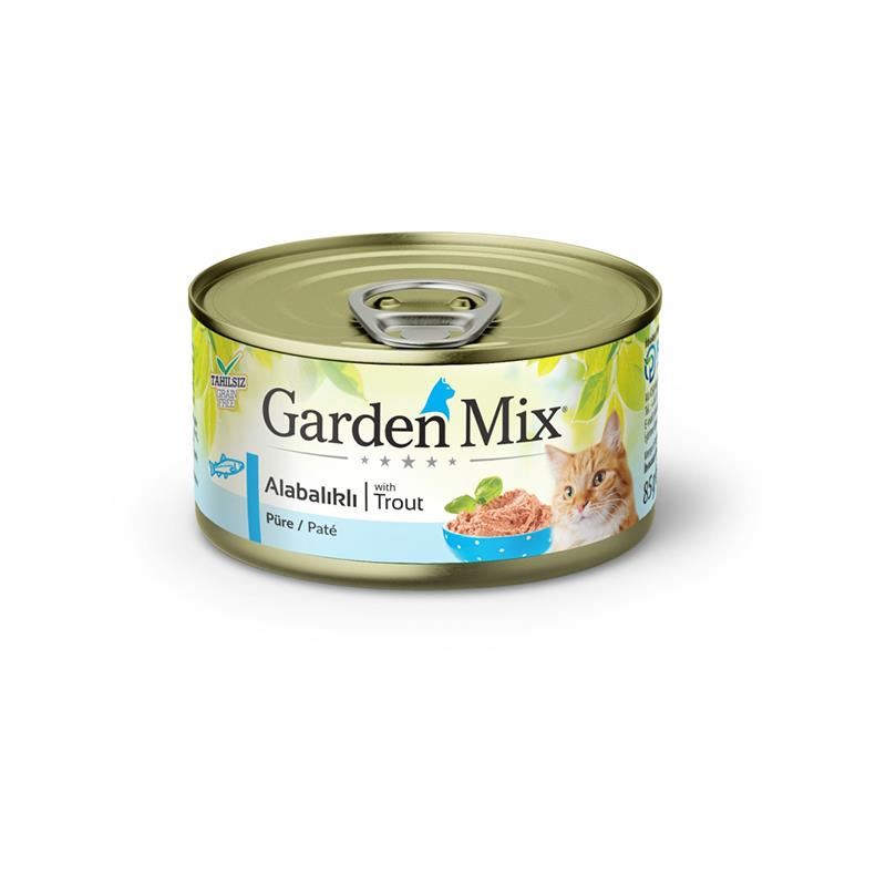 GardenMix Kıyılmış Alabalıklı Tahılsız Kedi Konservesi 85g