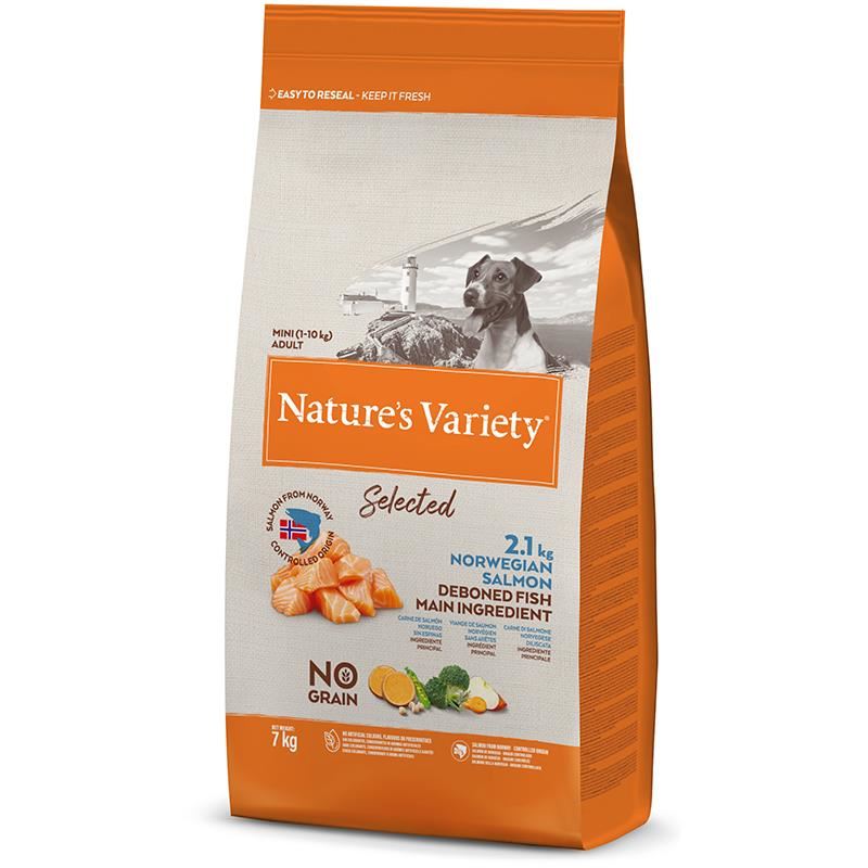 Natures Variety Selected Mini Adult Somonlu Tahılsız Köpek Maması 7kg
