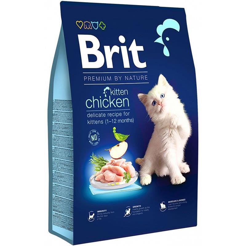 Brit Premium Kitten Tavuklu Yavru Kedi Maması 8kg
