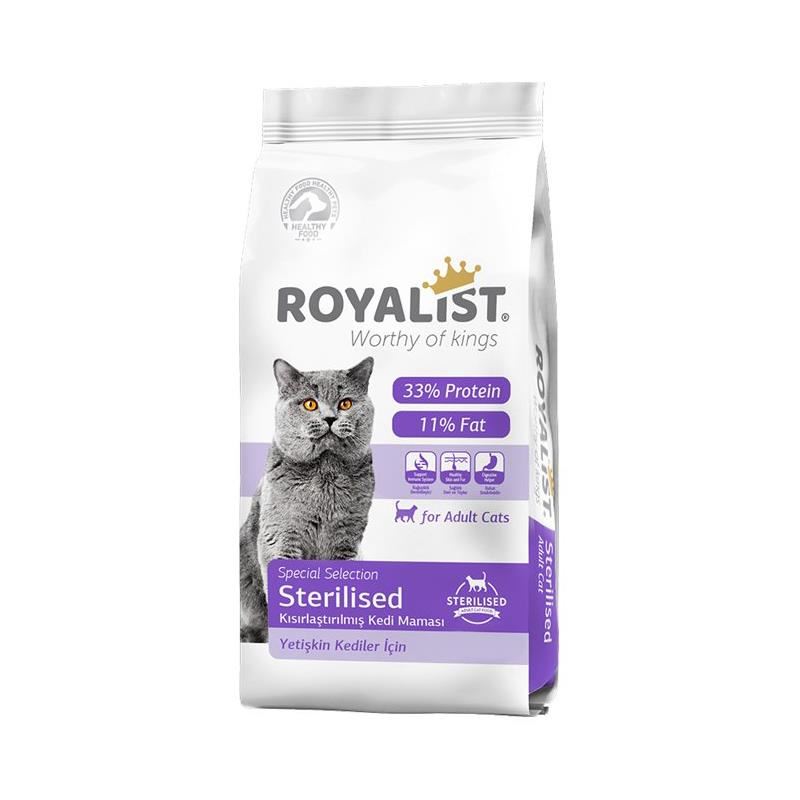 Royalist Sterilised Somonlu Kısırlaştırılmış Kedi Maması 2kg