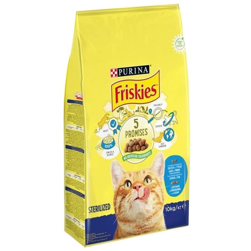 Friskies Sterilised Somonlu Kısırlaştırılmış Kedi Maması 10kg