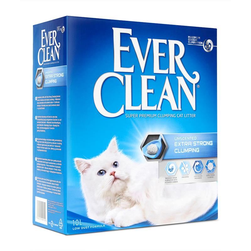 Ever Clean Extra Strong Unscented Ekstra Güçlü Kokusuz Kedi Kumu 10Lt