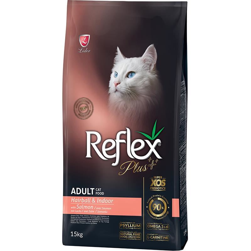 Reflex Plus Somonlu Hairball Yetişkin Kedi Maması 15kg