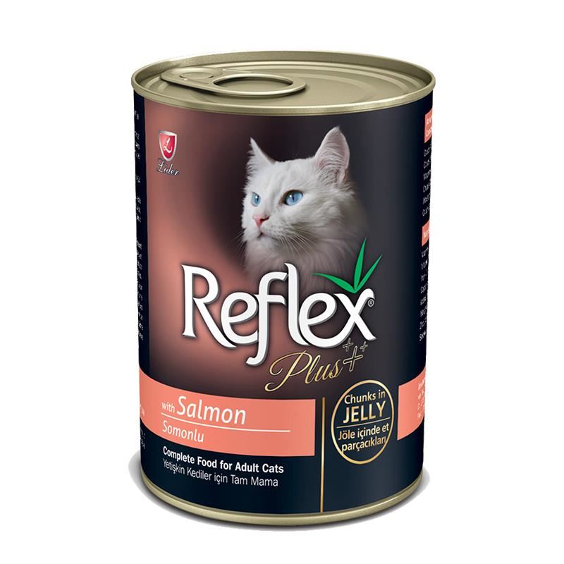 Reflex Plus Jöleli Somonlu Yetişkin Kedi Konservesi 400gr