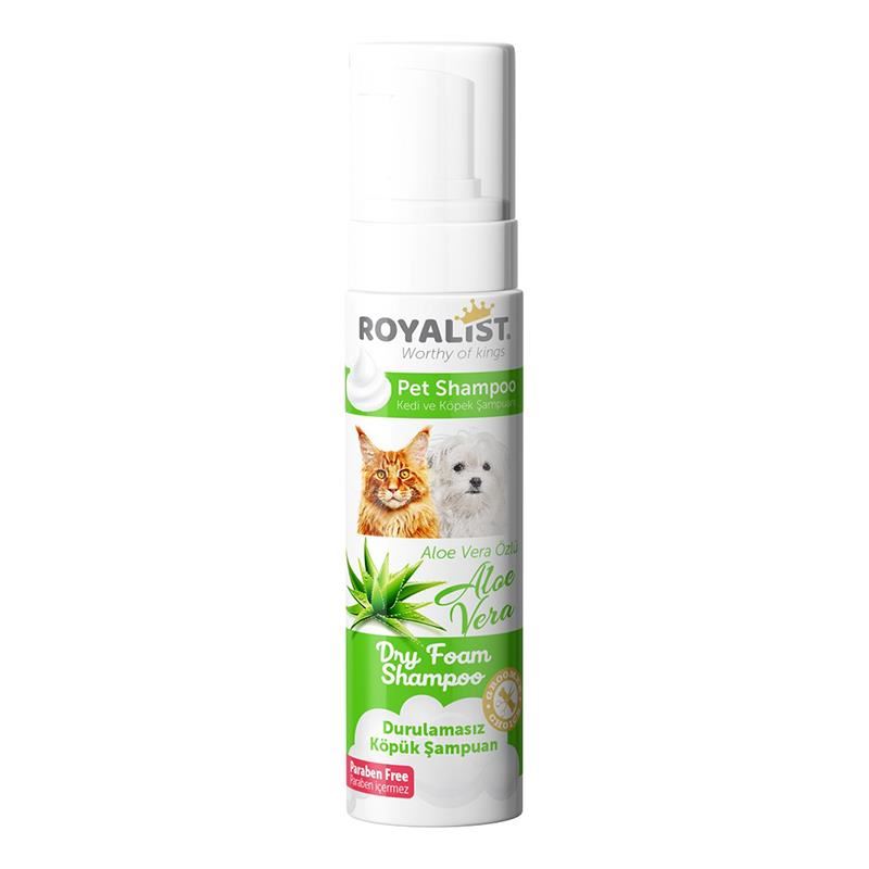 Royalist AloeVera Özlü Kedi ve Köpek Köpük Şampuanı 200ml