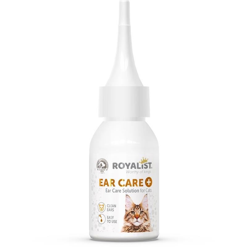 Royalist Kediler için Kulak Temizleme Solüsyonu 50ml
