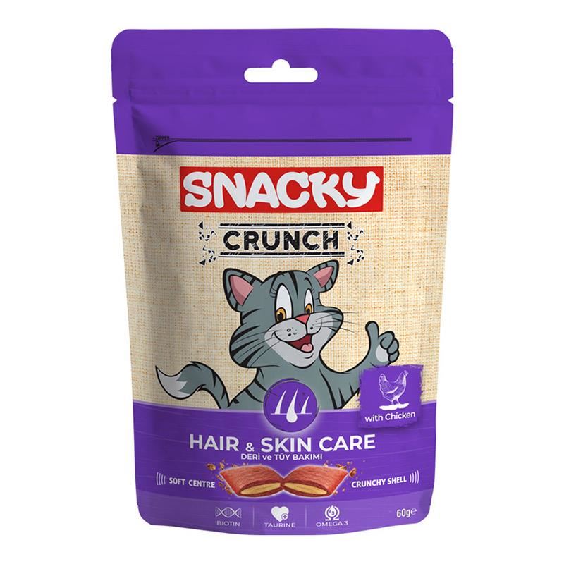 Snacky Crunch Hair Skin Tavuklu Kedi Ödülü 60gr