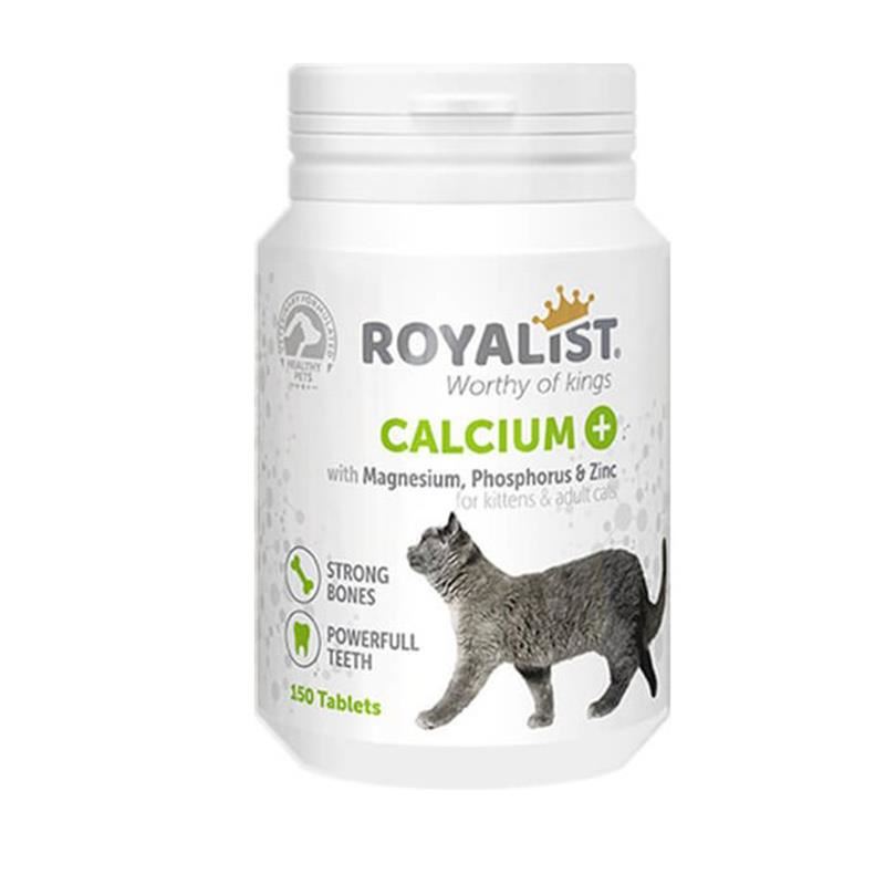 Royalist Calcium Kediler İçin Kalsiyum Tablet 150 Adet