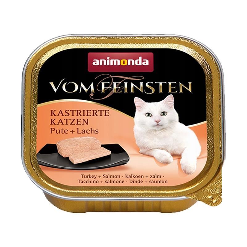 Animonda Hindi Somonlu Kısırlaştırılmış Yetişkin Kedi Konservesi 100gr
