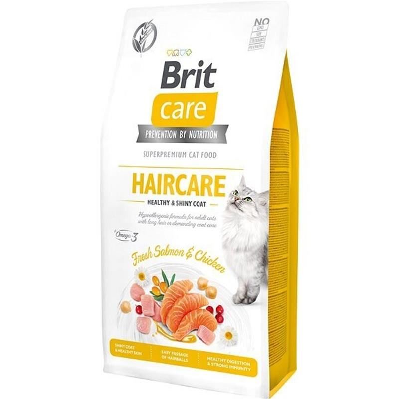 Brit Care Haircare Deri ve Tüy Sağlığı için Tahılsız Yetişkin Kedi Maması 7kg