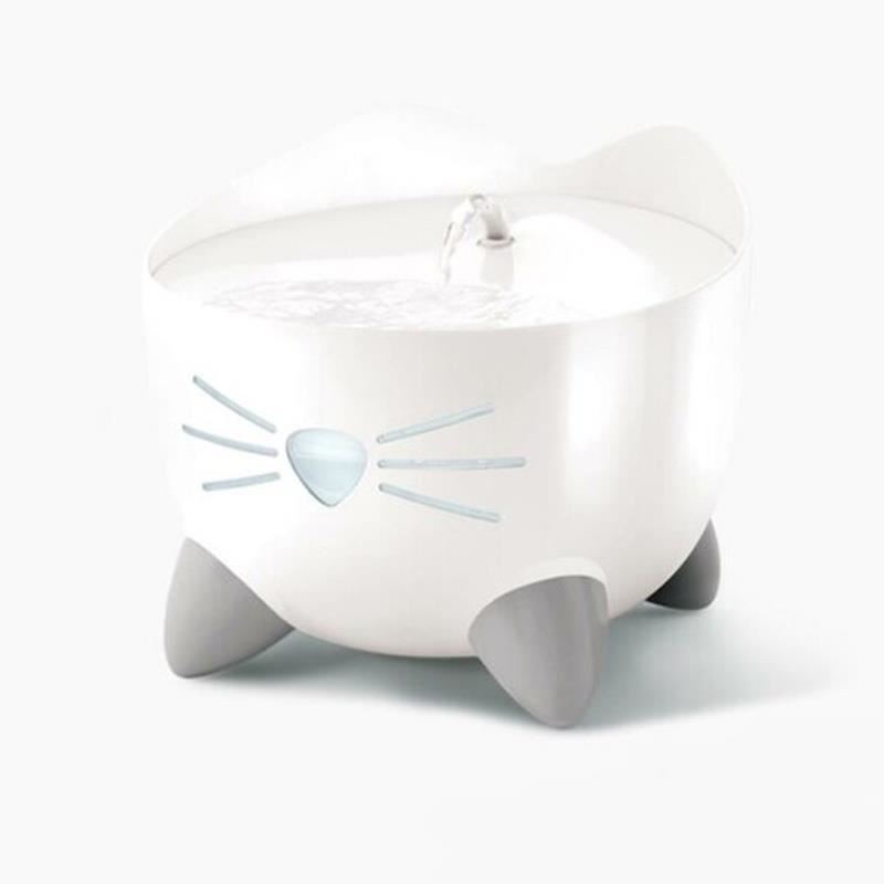 Catit Pixi Kedi ve Küçük Irk Köpekler için Otomatik Su Kabı 2lt Beyaz