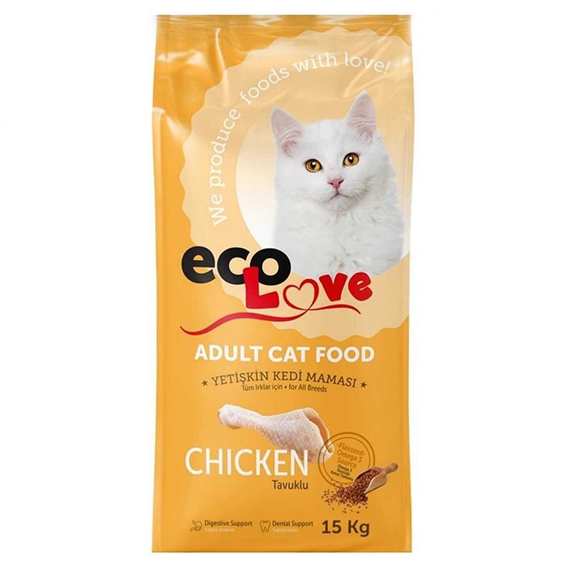 EcoLove Tavuklu Yetişkin Kedi Maması15kg