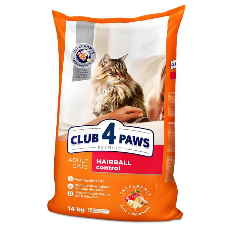 Club4Paws Hairball Yetişkin Kedi Maması 14kg