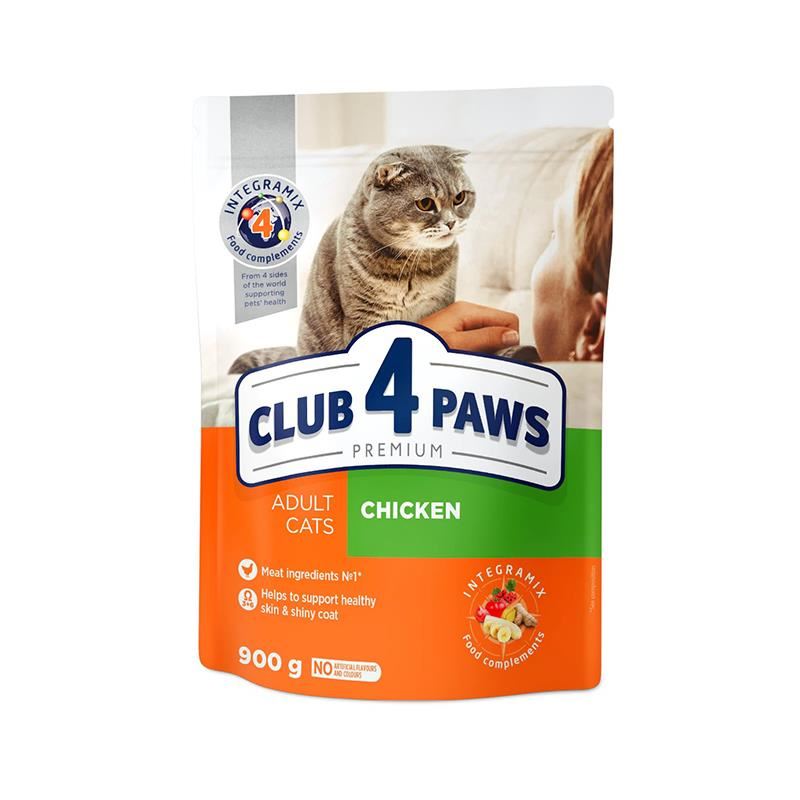 Club4Paws Tavuklu Yetişkin Kedi Mamsı 900gr