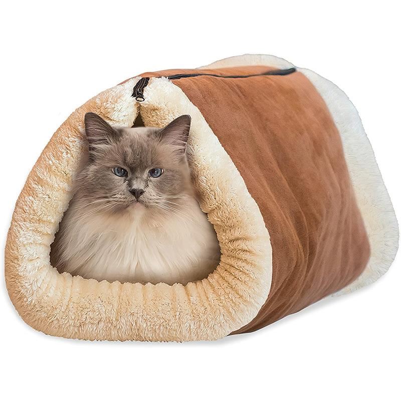 Kedi İçin Tünel ve Yatak Olabilen Örtü