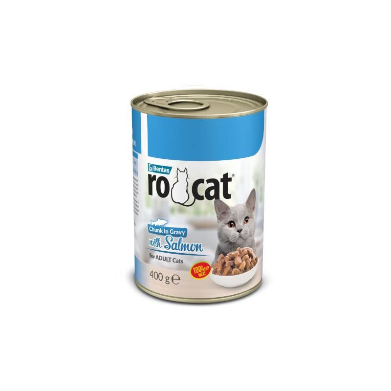 Rocat Somonlu Kısırlaştırılmış Kedi Konservesi 400gr