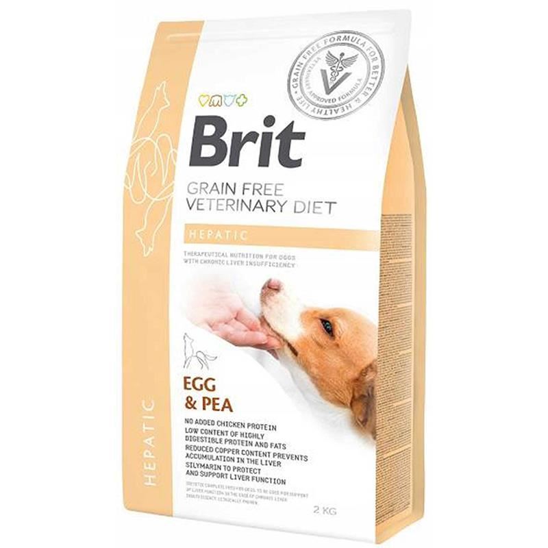 Brit Veterinary Diet Hepatic Karaciğer Yetmezliği İçin Tahılsız Köpek Maması 2kg