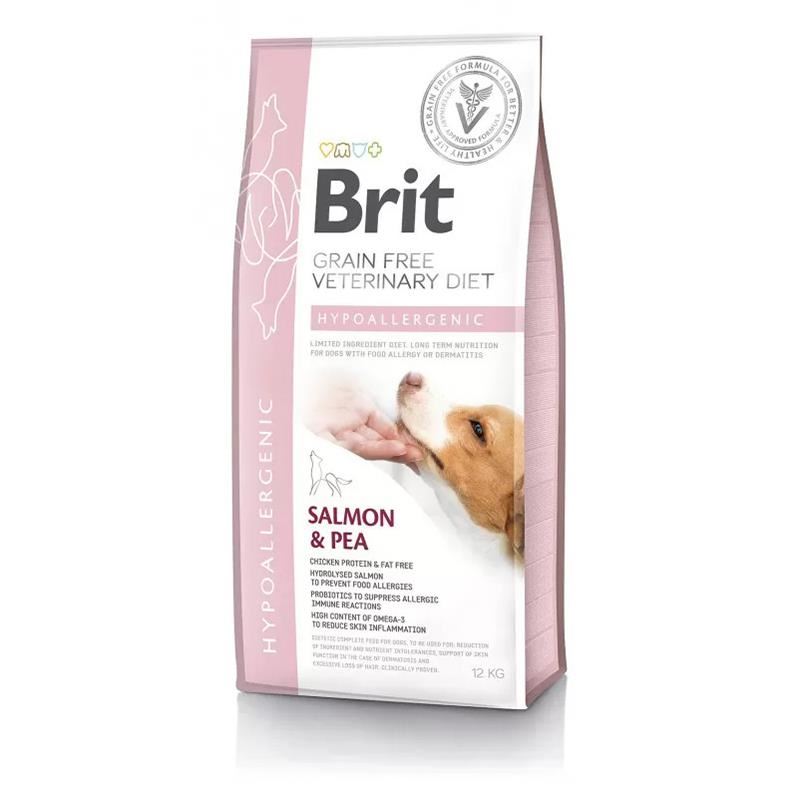 Brit Veterinary Diet Hypo-Allergenic Cilt Sağlığı Destekleyici Tahılsız Köpek Maması 12kg