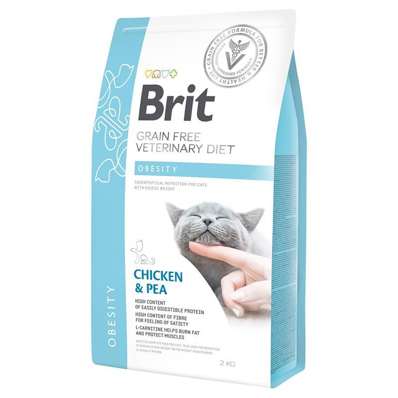 Brit Veterinary Diet Obesity Kilo Kontrolü için Tahılsız Kedi Maması 2kg