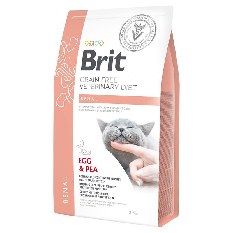 Brit Veterinary Diet Renal Böbrek Yetmezliği İçin Tahılsız Kedi Maması 2kg