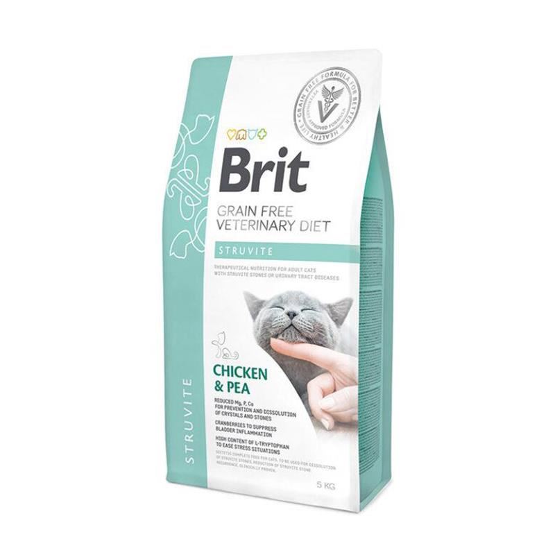 Brit Veterinary Diet Struvite İdrar Yolu Sağlığı Destekleyici Tahılsız Kedi Maması 5kg