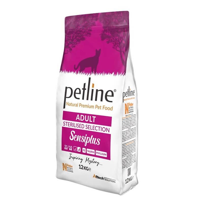 Petline Sensiplus Somonlu Düşük Tahıllı Kısırlaştırılmış Kedi Maması 12kg