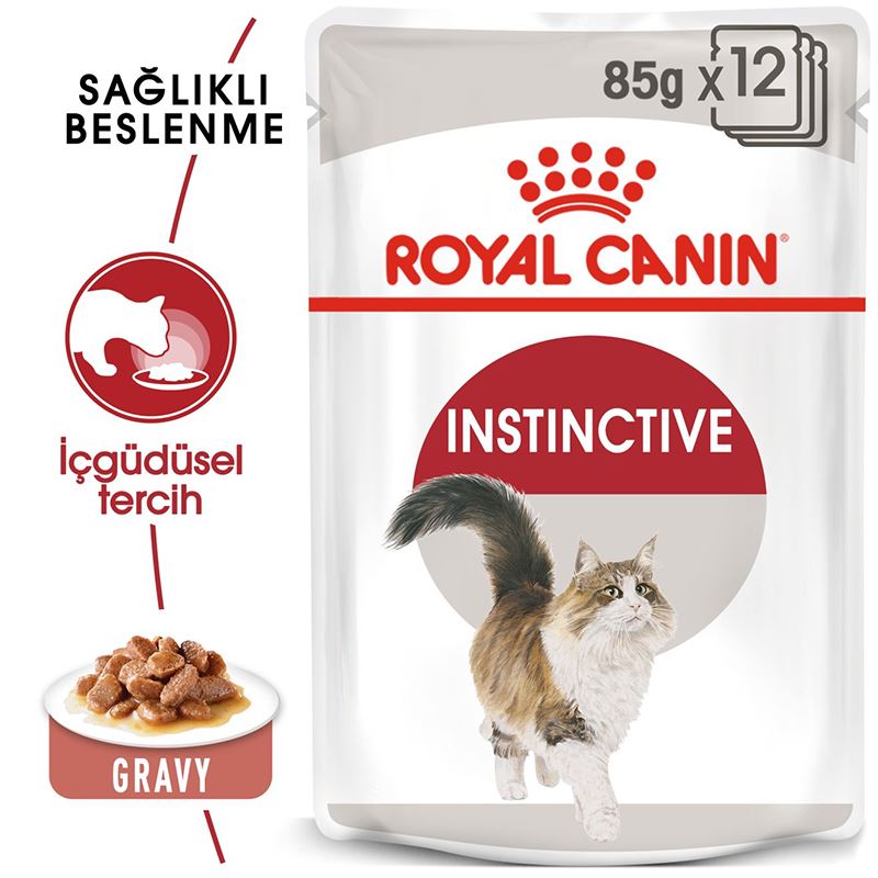 Royal Canin Instinctive Gravy Yetişkin Kedi Konservesi 85gr